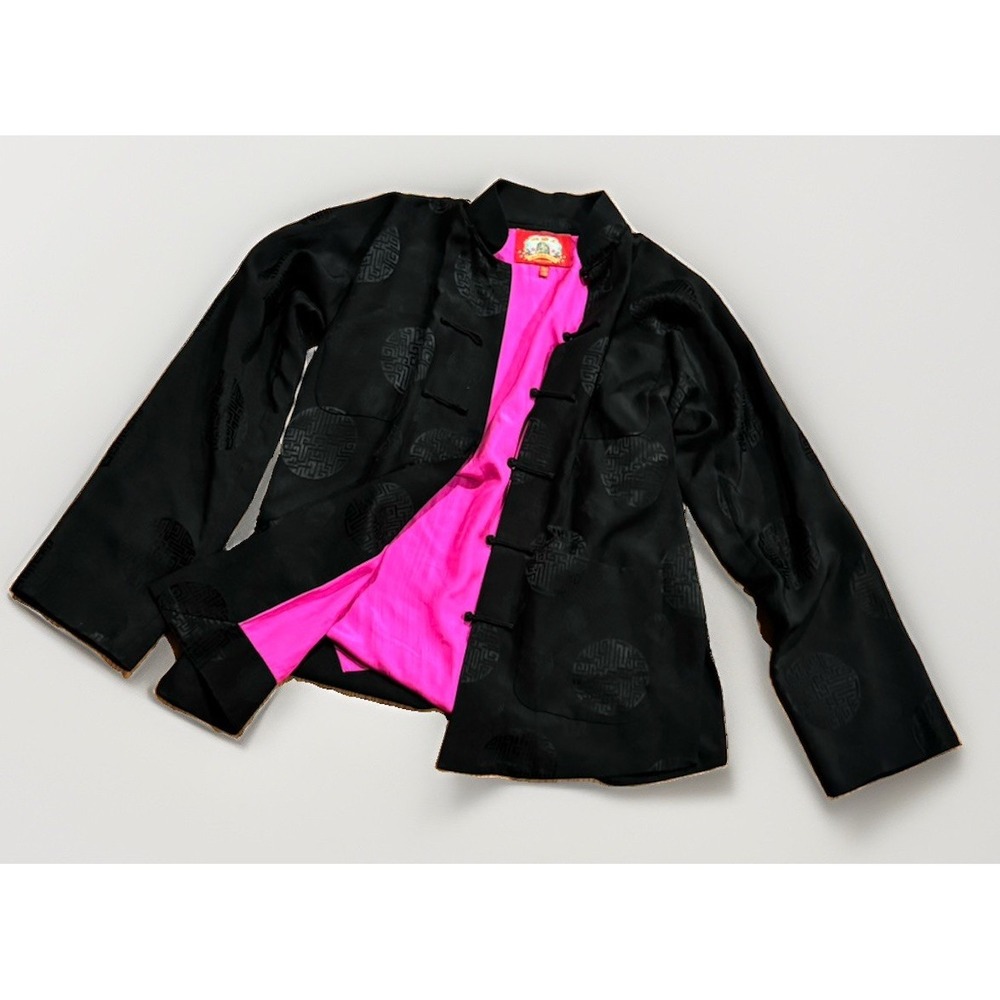 Shanghai Tang Silk Jacket Hot Pink Lined Womens US 10 $1350